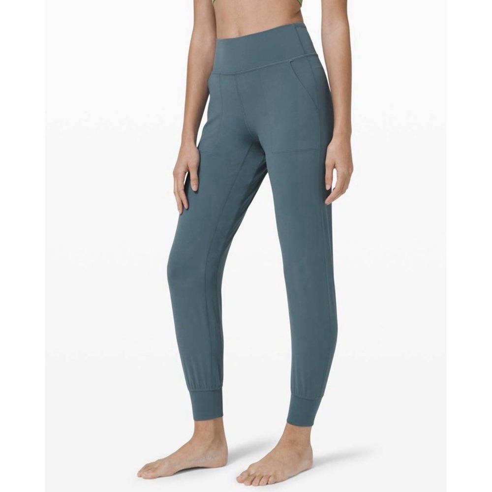 Lululemon Align Jogger Blue Breathable Nulu Fabric Relaxed Tapered Size Medium